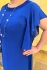 Kráľovsky-modré elegantné šaty so šifónom