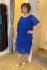 Spoločenské šifónové šaty s rukávom royal blue
