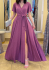 Ružovo-fialkové plesové šaty s trblietkami