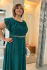 Zelené spoločenské šaty na ples plus size