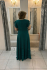 Zelené spoločenské šaty na ples plus size