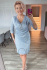 Krátke trblietavé spoločenské šaty plus size