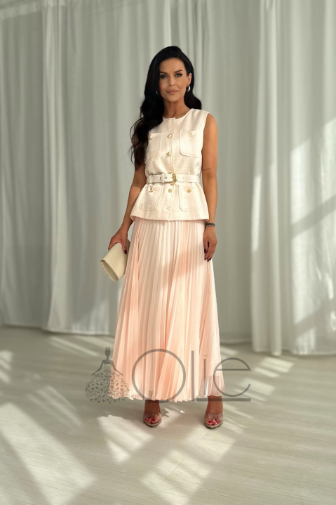 Ružový elegantný komplet Aurora