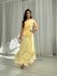 Žltý elegantný komplet Aurora