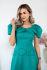 Dlhé zelené spoločenské šaty Emerald