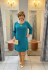 Krátke zelené elegantné šaty plus size